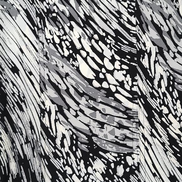 Zenergy Chico's Metallic Zebra Print Full Zip Lightweight Jacket, Size 8 Medium - Picture 8 of 12